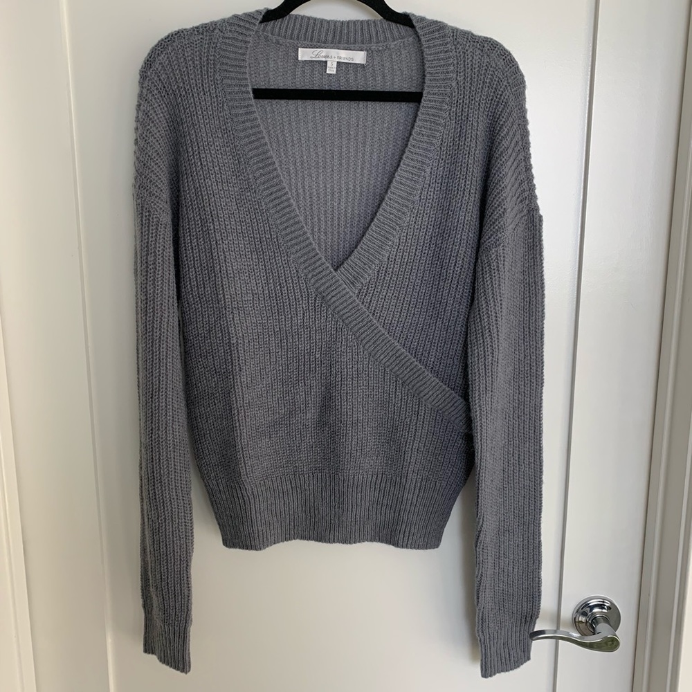 Lovers + Friends lightening sweater in BREEZE